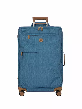 BRICS | Trolley blando X-TRAVEL 71cm Negro | blau